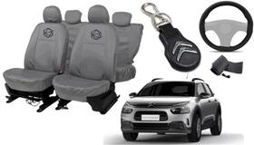 Kit Capa Automotiva Cinza C4 Cactus 2018 a 2025