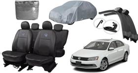 Kit Capa Automotiva Jetta 15-20 com Cobertura e Limpador Premium