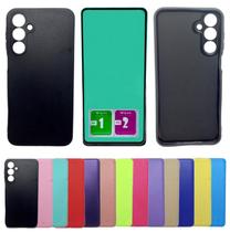 Kit Capa Aveludada Para Galaxy A16 + Pelicula Ceramica