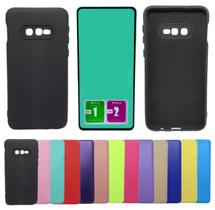 Kit Capa Aveludada Para Galaxy S10e + Pelicula Ceramica Kit Capa Aveludada Para Galaxy S10e + Pelicula Ceramica