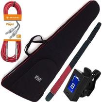 Kit Capa Bag Master Luxo Contrabaixo Nylon 900