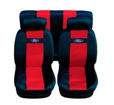 kit capa banco carro em nylon vermelho p Focus 2010