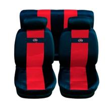 kit capa banco carro em nylon vermelho paratipo 97