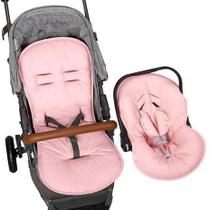 Kit Capa Bb Conforto + Capa Carrinho Rosa Batistela Baby