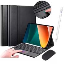 Kit Capa C/Teclado Touchpad + Mouse + Caneta Stlylus Para Galaxy Tab A9+ Plus 11 Polegadas