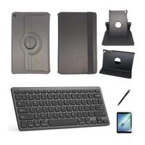 Kit Capa/Can/Pel/Teclado 360 Galaxy Tab S5e SM T725 10.5 Preto
