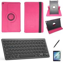 Kit Capa/Can/Pel/Teclado 360 Galaxy Tab S5e SM T725 10.5 Rosa