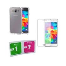 Kit Capa Capinha Anti choque Galaxy J2 Prime + Película Vidro