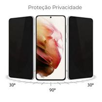 Kit Capa Capinha Anti Choque Transparente + Película Privacidade de Vidro para Moto G82