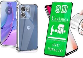 Kit Capa Capinha Anti Impacto + Película Ceramica 9D Para Motorola Moto G54 5G Kit Capa Capinha Anti Impacto + Película Ceramica 9D Para Motorola Moto G54 5G