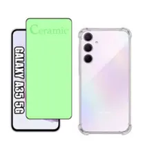 Kit Capa Capinha Anti Impactos + Película de Cerâmica Flexível Para Samsung Galaxy A35 5G