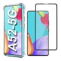 Kit Capa Capinha Case Anti Impacto + Película 3D Borda Protetora Samsung Galaxy A52