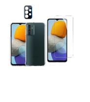 Kit Capa Capinha Case Anti Impacto + Película vidro Temperado + Película câmera Samsung Galaxy M23 5G - 6A STORE