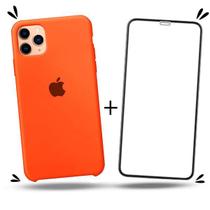 Kit Capa Capinha Case + Película 3d Compatível Com iPhone 11 Pro Max