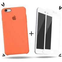 Kit Capa Capinha Case + Película 3d Compatível Com iPhone 6 / 6s - Premium