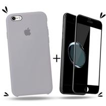 Kit Capa Capinha Case + Película 3d Compatível Com iPhone 6 / 6s - Premium