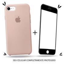 Kit Capa Capinha Case + Película 3D Compatível Com iPhone 7 / 8 / SE 2020