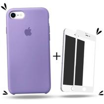 Kit Capa Capinha Case + Película 3D Compatível Com iPhone 7 / 8 / SE 2020 - Premium