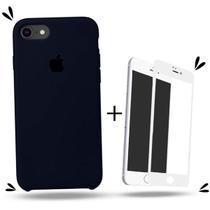 Kit Capa Capinha Case + Película 3D Compatível Com iPhone 7 / 8 / SE 2020