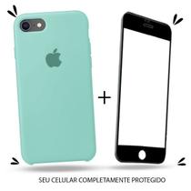 Kit Capa Capinha Case + Película 3D Compatível Com iPhone 7 / 8 / SE 2020 - Premium