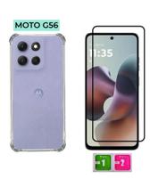 Kit Capa Capinha Case + película 3D Vidro Temperado Para Moto G56 5G Kit Capa Capinha Case + película 3D Vidro Temperado Para Moto G56 5G