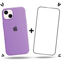 Kit Capa Capinha Case + Película de Vidro 3D Compatível Com iPhone 13 Mini