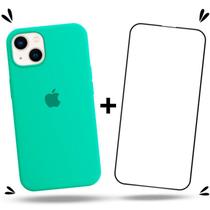 Kit Capa Capinha Case + Película de Vidro 3D Compatível Com iPhone 13 Mini