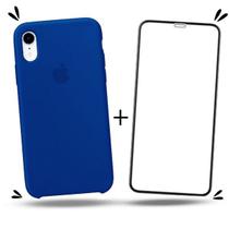 Kit Capa Capinha Case + Película de Vidro 3D Compatível Com iPhone XR