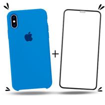 Kit Capa Capinha Case + Película de Vidro 3D Compatível Com iPhone XS Max