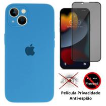 Kit Capa Capinha Case + Película Privacidade 3D Tela Compatível Com iPhone 13