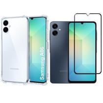 Kit Capa Capinha Para Galaxy A06 Anti Impacto + Película 3d Kit Capa Capinha Para Galaxy A06 Anti Impacto + Película 3d
