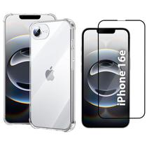 Kit Capa Capinha Para iPhone 16E Anti Impacto + Película 3d