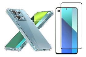 Kit Capa Capinha Para Redmi Note 13 Pro 5G Case + Película 3d Kit Capa Capinha Para Redmi Note 13 Pro 5G Case + Película 3d