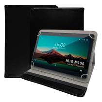 Kit Capa Capinha Para Tablet Multilaser M10 M10a 10 Polegadas Case Couro Protetora Premium + Pelicula