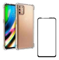 Kit Capa Capinha + Película 3D Moto G9 Plus Xt2087-1 Tela 6.8 Kit Capa Capinha + Película 3D Moto G9 Plus Xt2087-1 Tela 6.8