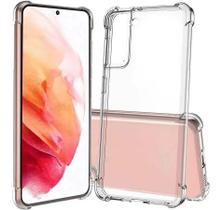 Kit Capa Capinha + Pelicula Vidro 3d + Pelicula Câmera Para Samsung Galaxy S21 Plus