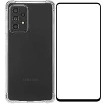 Kit Capa Capinha Protetora Galaxy A52 5g + Pelicula Vidro 3d