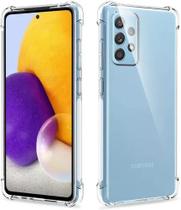 Kit Capa Capinha Protetora Galaxy A72 6.7 + Pelicula Vidro 3d