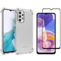 Kit Capa Capinha Samsung A23 e Película de Vidro 3D Tela 6,6 A23