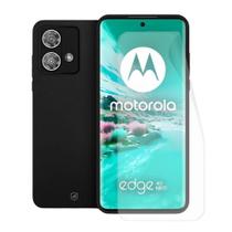 Kit Capa capinha Silicone e Película Gel HD para Moto Edge 40 Neo - Gshield Kit Capa capinha Silicone e Película Gel HD para Moto Edge 40 Neo - Gshield