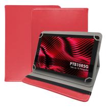 Kit Capa Capinha Tablet Philco Ptb10rsg Tela 10 Polegadas Case Couro Suporte Protetora + Pelicula