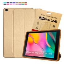 Kit Capa Capinha Tablet Tab A T290 T295 8 Polegadas Case Smart Couro Acabamento Premium + Pelicula