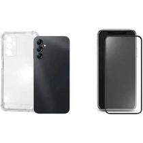 Kit Capa Capinha Transparente + Película Cerâmica Fosca para Galaxy A05s