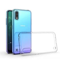 Kit Capa capinha Transparente + Película de Cerâmica Para Samsung Galaxy A01