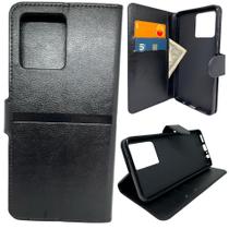 Kit Capa Carteira Compatível c/ Motorola G84 + Película 3D