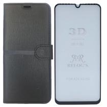 Kit Capa Carteira Compatível c/ Samsung A24 + Película 3D Kit Capa Carteira Compatível c/ Samsung A24 + Película 3D
