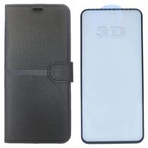 Kit Capa Carteira Compatível c/ Xiaomi Note 12 4G + Película 3D Kit Capa Carteira Compatível c/ Xiaomi Note 12 4G + Película 3D