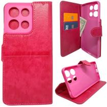 Kit Capa Carteira Compatível Com Motorola G15 + Película 3D