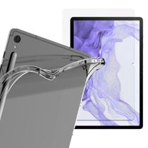 Kit Capa Case Air Anti Impacto Para Galaxy Tab S9 + Película