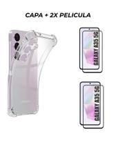 Kit Capa Case Capinha + 2x Película Vidro 3D Para Samsung Galaxy A35 5G Kit Capa Case Capinha + 2x Película Vidro 3D Para Samsung Galaxy A35 5G